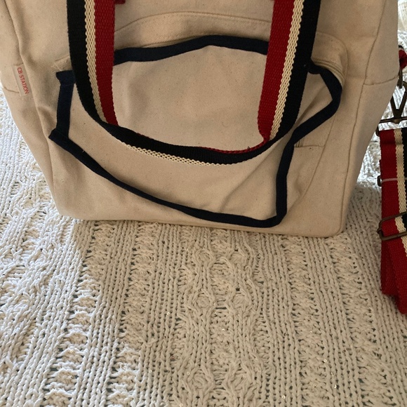 CB Station new without tags pickleball canvas had with red, cream, blue strap - Picture 2 of 3